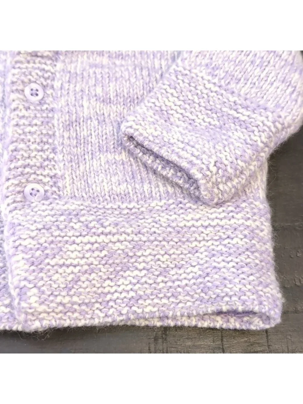 Baby GAP Wool Knit Jacket Buttoned Sweater Purple Size 3-6 m 12-17 lb